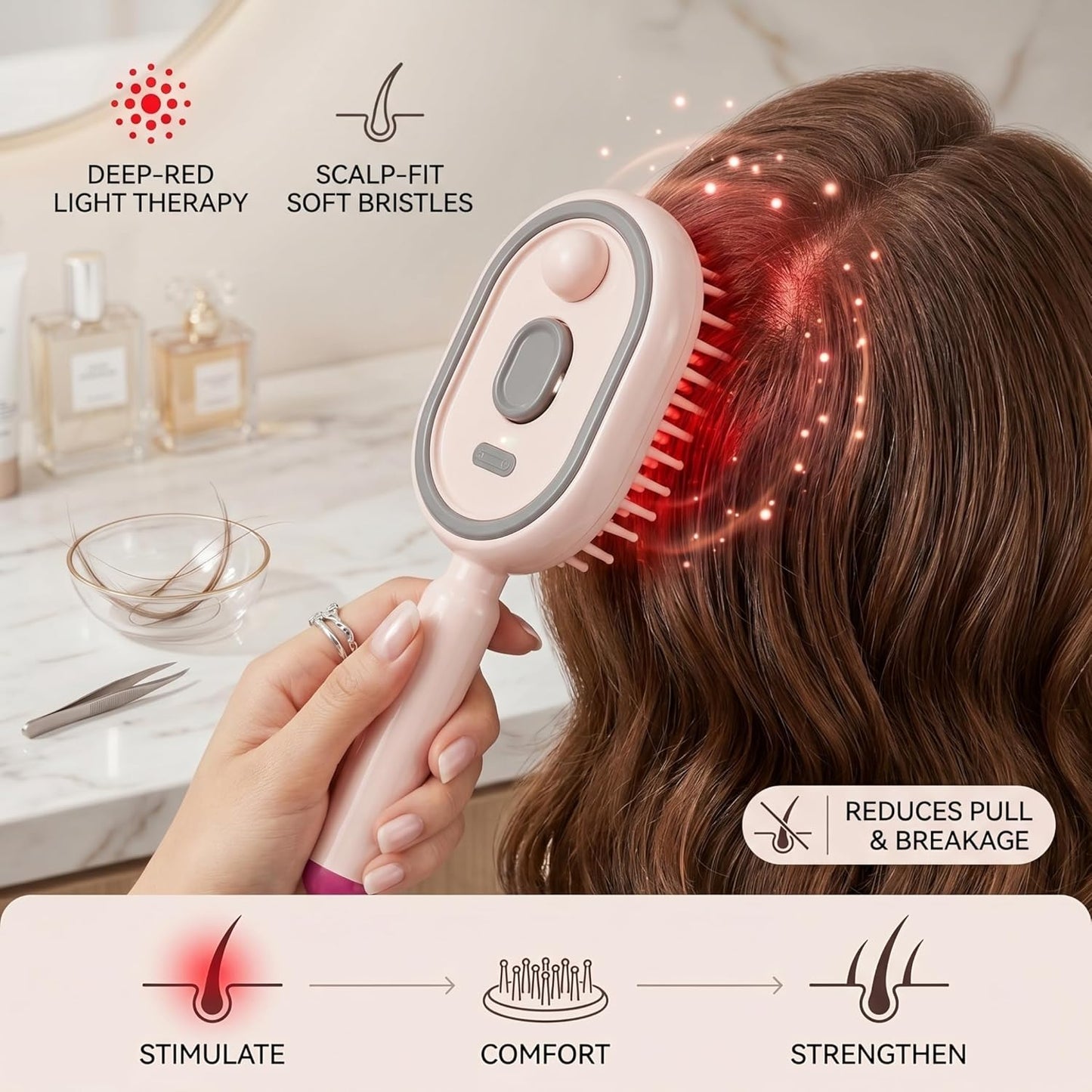 Revolutionary Steam Hair Brush: Effortless Straightening & Nourishing Essential Oil Mist for Gorgeous Hair