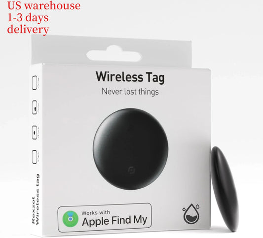 Smart Bluetooth Tracker GPS Tag Compatible for Apple Find My (iOS Only) Item Locator for Key Wallet Waterproof Mini Air Tracker