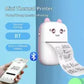 Compact Wireless Mini Thermal Printer - Perfect for On-the-Go Photo Printing with 6 Rolls Included
