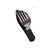 4-in-1 Stainless Steel Camping Utensils - Folding Pocket Cutlery Set for Hiking and Travel