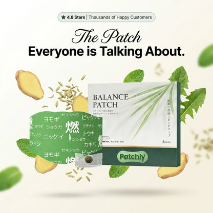 Unlock Natural Harmony with Japanese Herbal Balance Patch™ - Buy 1 Get 1 Free (Subscribe & Save)