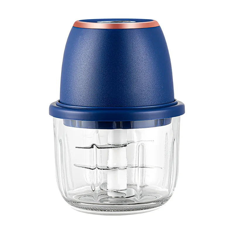 TINSOL 350Ml Mini Food Chopper Electric Meat Grinder Garlic Press USB Multi-Function Slicer Blender Kitchen Food Processor
