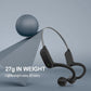 Pine Tree Tools AS1-G Bluetooth 5.0 Wireless Bone Conduction Headphones - Open Ear Design, Gray
