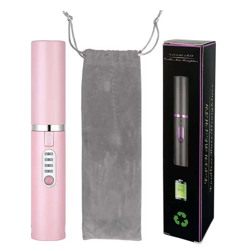 Transform Your Hair with the 2-in-1 Electric USB Hair Straightener and Curler – Fashionable Diamond Design for Effortless Styling on the Go!