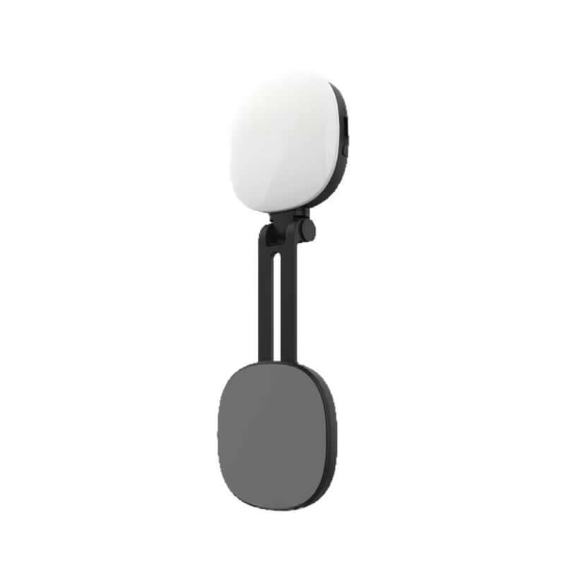 Mobile Phone Magnetic Selfie Fill Light with Foldable Makeup Mirror and LED Pocket Holder