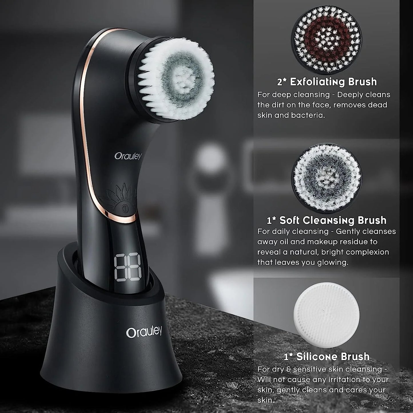 Rechargeable Facial Cleansing Brush