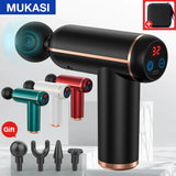 MUKASI Portable Percussion Massage Gun for Deep Tissue Muscle Relaxation and Pain Relief
