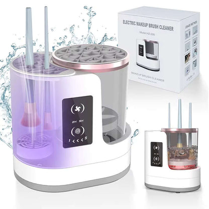 Revolutionize Your Beauty Routine with the 3-in-1 Electric Makeup Brush Cleaner & Dryer – Effortless, Fast, and Portable!