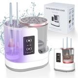Revolutionize Your Beauty Routine with the 3-in-1 Electric Makeup Brush Cleaner & Dryer – Effortless, Fast, and Portable!