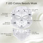 Blue Red Light Therapy Mask for Face, 7 Colors LED Face Mask Light Therapy, Led Face Mask Light Therapy at Home