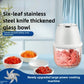 TINSOL 350Ml Mini Food Chopper Electric Meat Grinder Garlic Press USB Multi-Function Slicer Blender Kitchen Food Processor