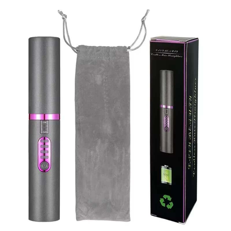 Transform Your Hair with the 2-in-1 Electric USB Hair Straightener and Curler – Fashionable Diamond Design for Effortless Styling on the Go!