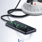 Rechargeable 60 LED Outdoor Camping Tent Light USB & Solar Lantern Hiking Lamp