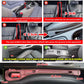 2Pcs Car Seat Gap Filler, Dual Slot Design, Car Interior Accessories, Phone & Key Storage Box, Car Slot Pad, Seat Gap Fillers