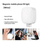 Mobile Phone Magnetic Selfie Fill Light with Foldable Makeup Mirror and LED Pocket Holder