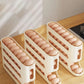 4 Layers Automatic Rolling Egg Holder Rack Fridge Egg Storage Box Container Kitchen Refrigerator Egg Dispenser Fridge Organizer