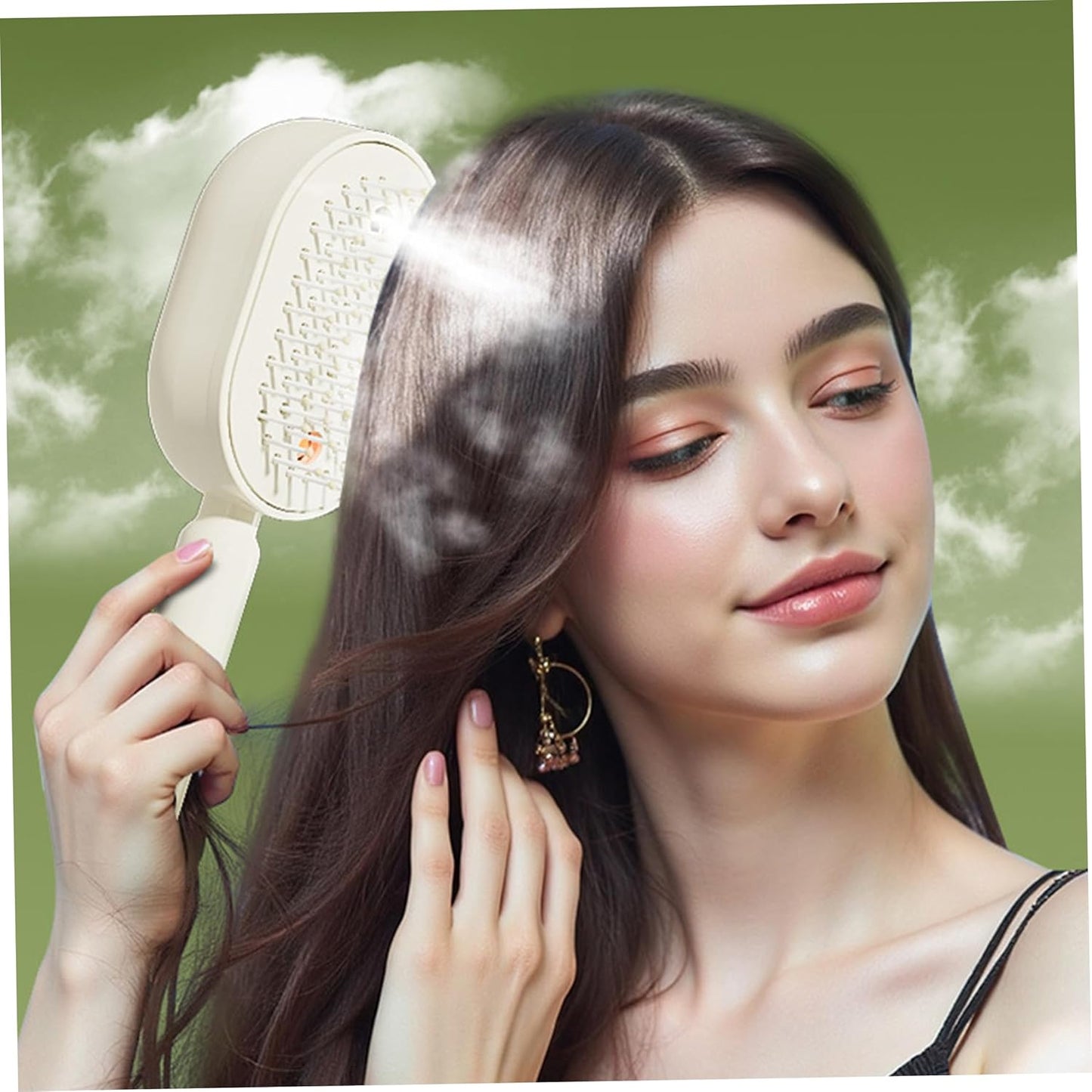 Revolutionary Steam Hair Brush: Effortless Straightening & Nourishing Essential Oil Mist for Gorgeous Hair