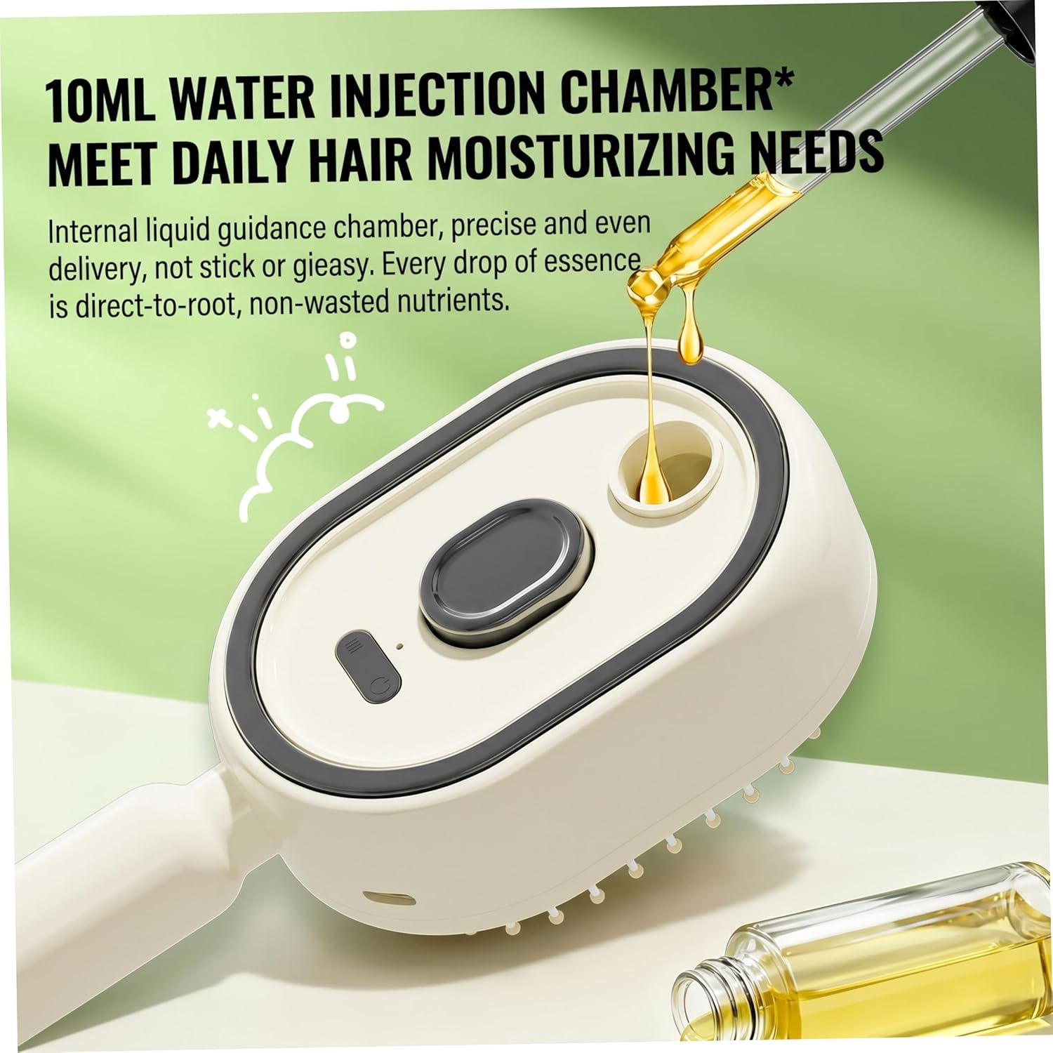 Revolutionary Steam Hair Brush: Effortless Straightening & Nourishing Essential Oil Mist for Gorgeous Hair