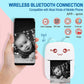 Compact Wireless Mini Thermal Printer - Perfect for On-the-Go Photo Printing with 6 Rolls Included