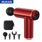 MUKASI Portable Percussion Massage Gun for Deep Tissue Muscle Relaxation and Pain Relief
