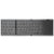 3-Folding Keyboard Mini Wireless Keyboard Foldable Dual Bluetooth Keyboard with Touchpad for Windows Android IOS iPad Phone