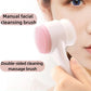 Silica Gel Facial Brush Double Sided Facial Cleanser Blackhead Removing Product Pore Cleaner Exfoliating Facial Brush Face Brush