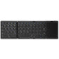 3-Folding Keyboard Mini Wireless Keyboard Foldable Dual Bluetooth Keyboard with Touchpad for Windows Android IOS iPad Phone