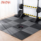 Gym Floor Mat for Home Workout Anti-Slip Rubber Exercise Mat with Interlocking Design, Durable Fitness Rug Weightlifting & Yoga