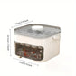 Handheld Ice Cube Mold 50 Grid | Easy Press Ice Maker with dimensions labeled