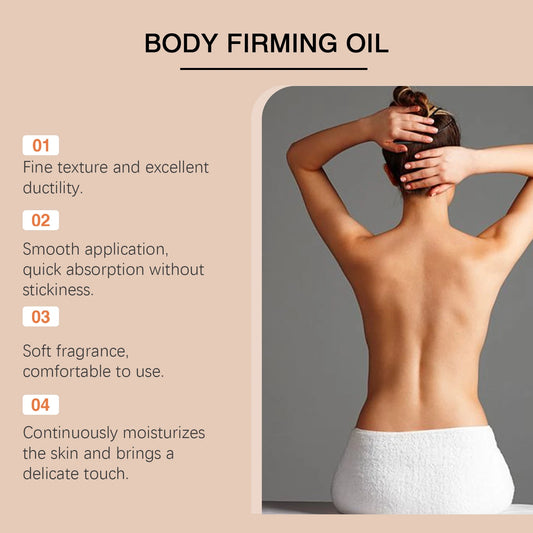 Moisturizing Anti Cellulite  Firming Body Oil Sagging Skin Tightening Anti-Aging for Body Refreshing Hydrate Firming Body Oil