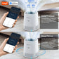 PJ07 Pro Tuya Smart Air Purifier, App Control & Timer,24dB 3-Speed H13 HEPA+Carbon,15㎡for Office/Study/Baby Room, Alexa/Google