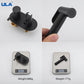 ULA Black Bidet faucet Portable Bidet Sprayer Brass Bathroom Toilet Faucet Hot Cold Water Bidet Mixer Bathroom Shower Head