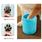 Dog Paw Cleaner Cup Soft Silicone Combs Portable Outdoor Pet Foot Washer Paw Clean Brush Quickly Wash Foot Cleaning Bucket