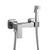 ULA Black Bidet faucet Portable Bidet Sprayer Brass Bathroom Toilet Faucet Hot Cold Water Bidet Mixer Bathroom Shower Head
