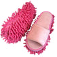1 Pair Microfiber Dust Mop Slippers Lazy Quick Cleaning Floor Cleaning Slipper Washable Home Shoes Home Bathroom Cleanning Tools