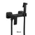 ULA Black Bidet faucet Portable Bidet Sprayer Brass Bathroom Toilet Faucet Hot Cold Water Bidet Mixer Bathroom Shower Head