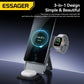 Essager 3-in-1 Portable Folding Wireless Charger Stand 15W Magnetic for iPhone 17/16 AirPods Apple Watch - MagSafe Fast Charging