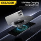 Essager 3-in-1 Portable Folding Wireless Charger Stand 15W Magnetic for iPhone 17/16 AirPods Apple Watch - MagSafe Fast Charging