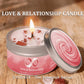 Scented Candles 3oz Law of Attraction Love Manifestation Energy Boosting Christmas Home Decoration Candle Holders Gift