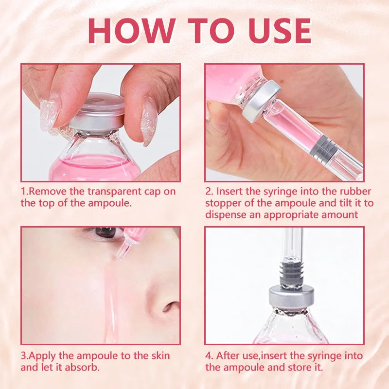 Stem Cell Ampoule Essence, Pink PDRN Ampoule, Collagen Moisturizing Anti-Aging Essence2026