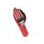 4-in-1 Stainless Steel Camping Utensils - Folding Pocket Cutlery Set for Hiking and Travel
