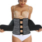 Sweat Waist Trainer for Women Two Belts, Neoprene Workout Corset Waist Trainer Cincher Trimmer Shaper Zipper
