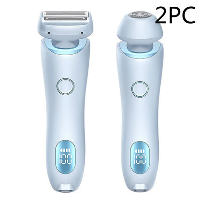 “2-In-1 USB Rechargeable Hair Remover & Epilator – Smooth Shave for Face, Body, and Bikini”