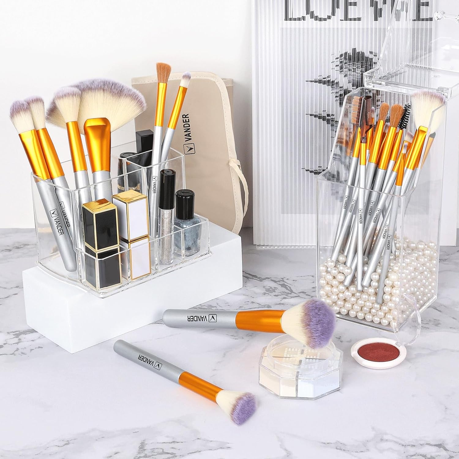 24 Piece Makeup Brush Set