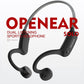 Pine Tree Tools AS1-G Bluetooth 5.0 Wireless Bone Conduction Headphones - Open Ear Design, Gray
