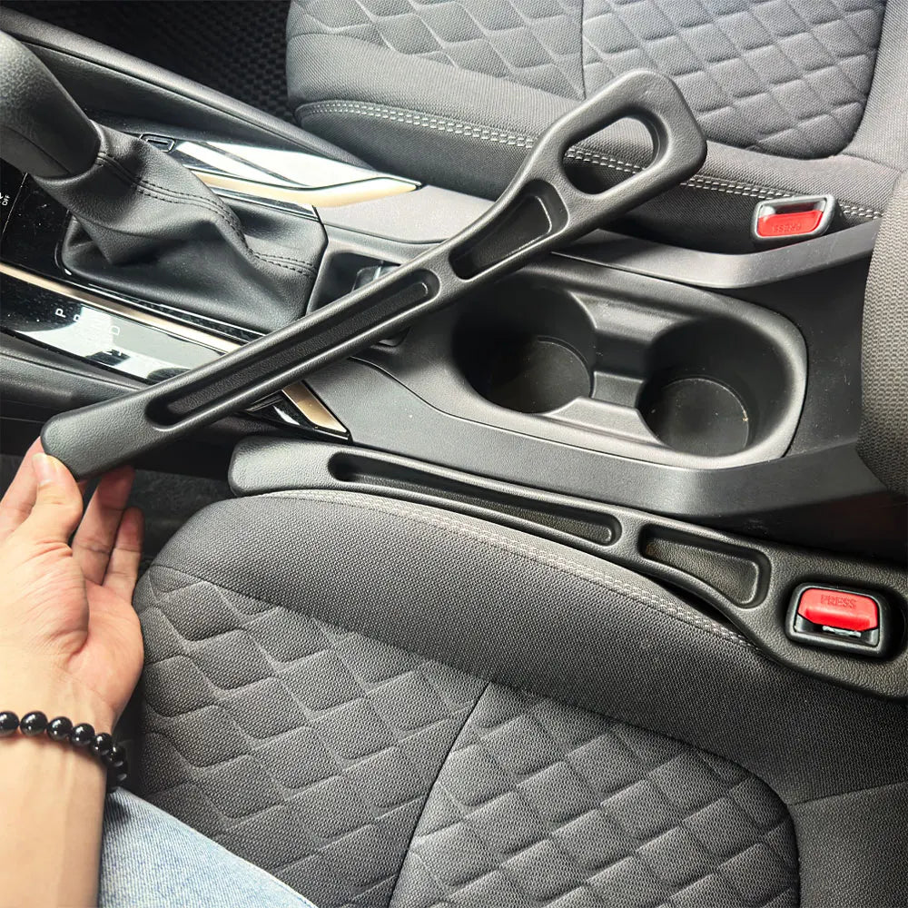 2Pcs Car Seat Gap Filler, Dual Slot Design, Car Interior Accessories, Phone & Key Storage Box, Car Slot Pad, Seat Gap Fillers