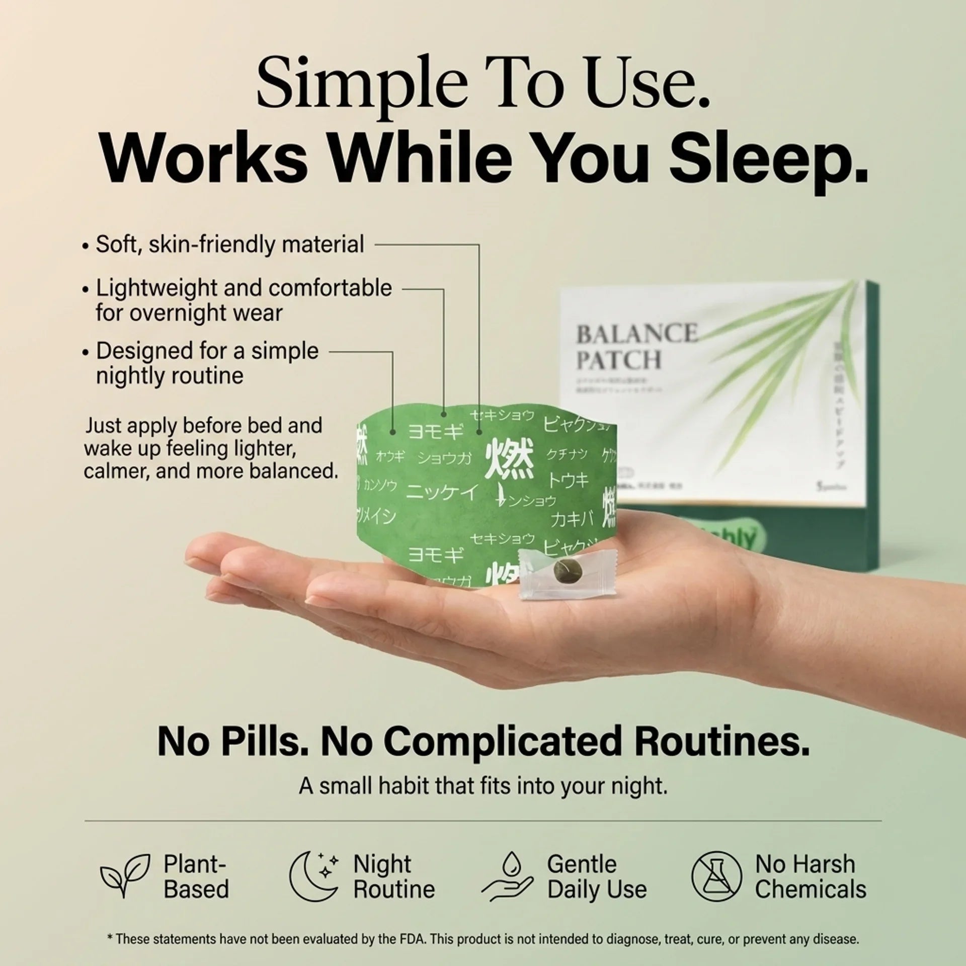 Unlock Natural Harmony with Japanese Herbal Balance Patch™ - Buy 1 Get 1 Free (Subscribe & Save)