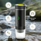3-in-1 Portable Espresso Maker with Self-Heating Function, USB-C Connectivity, LED Display, 20 Bar Pressure, Compatible with Coffee Grounds and Capsules – Ideal for Travel, Car, RV, and Camping