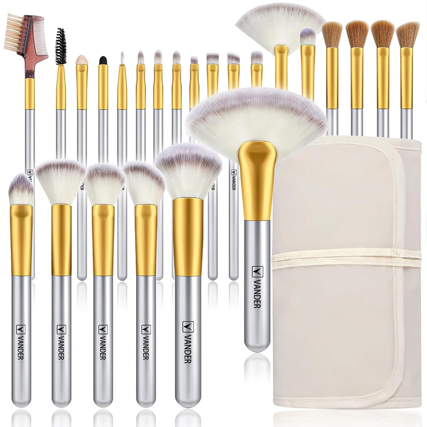 24 Piece Makeup Brush Set