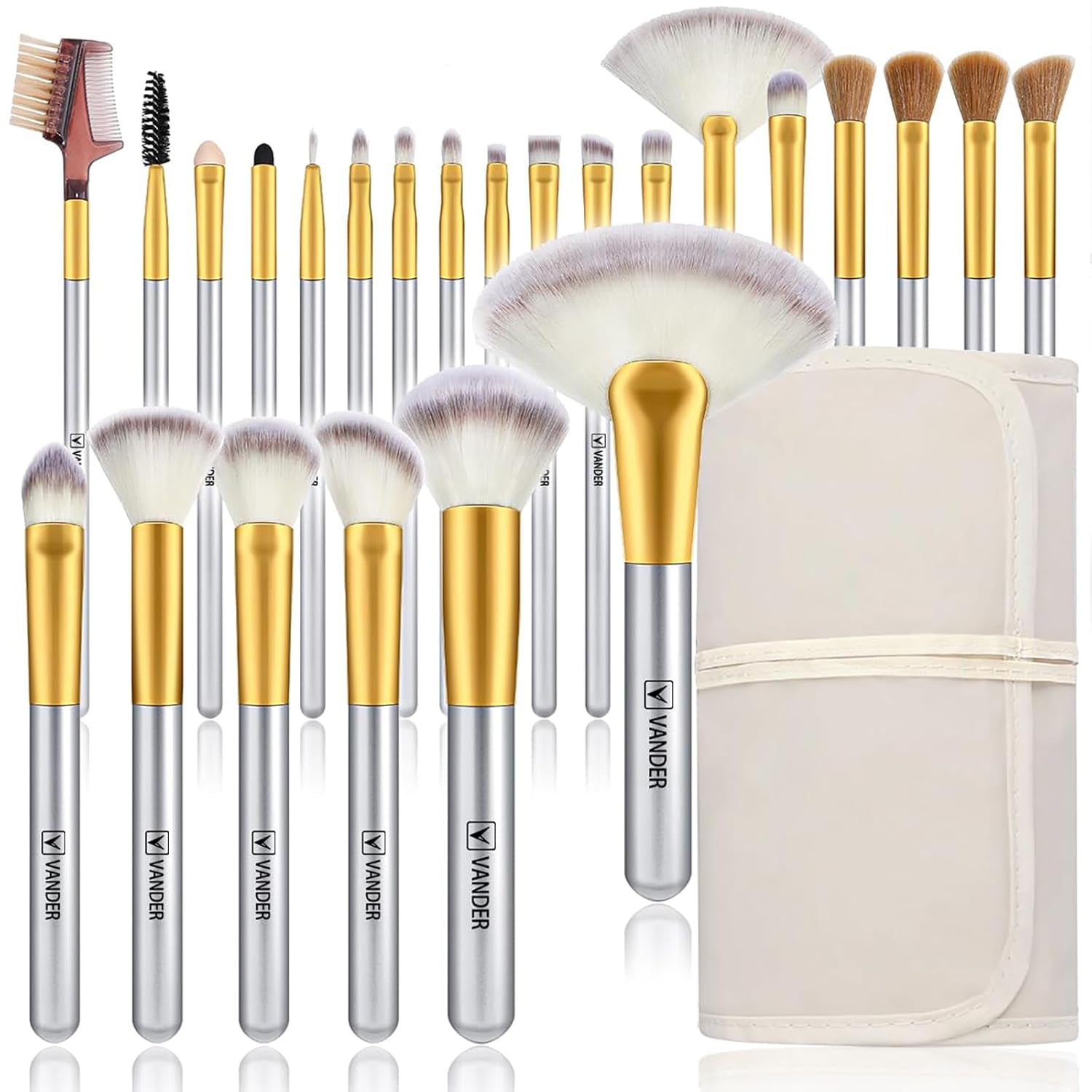 24 Piece Makeup Brush Set